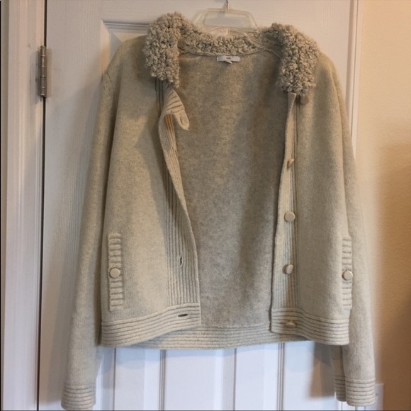 Gap Wool Sweater Cream Size M - Picture 3 of 4